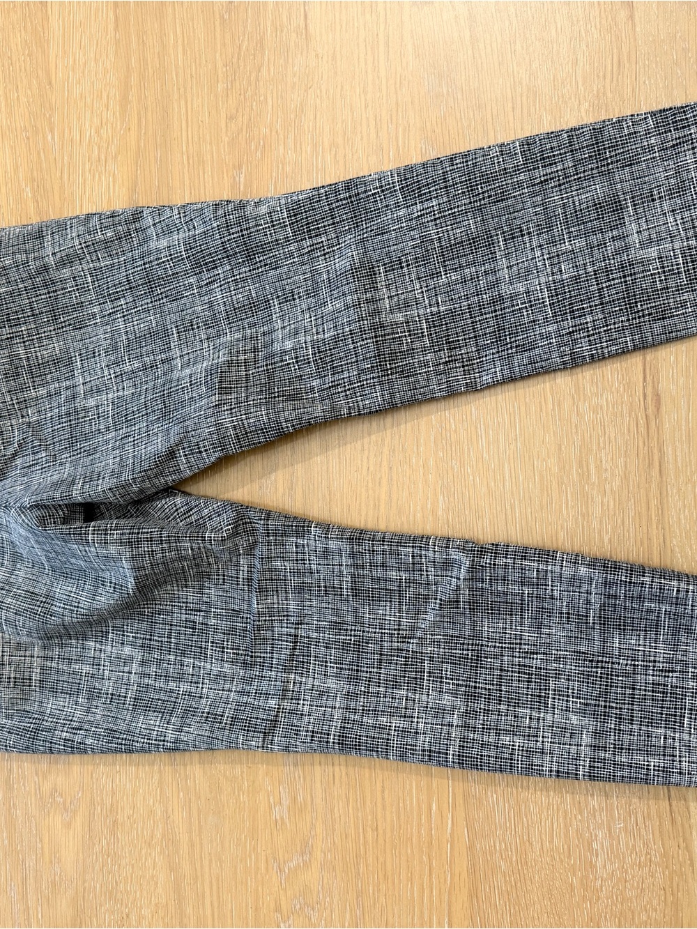 Alfani Petite Black and Gray Plaid Straight-Leg Pants - Picture 5 of 5